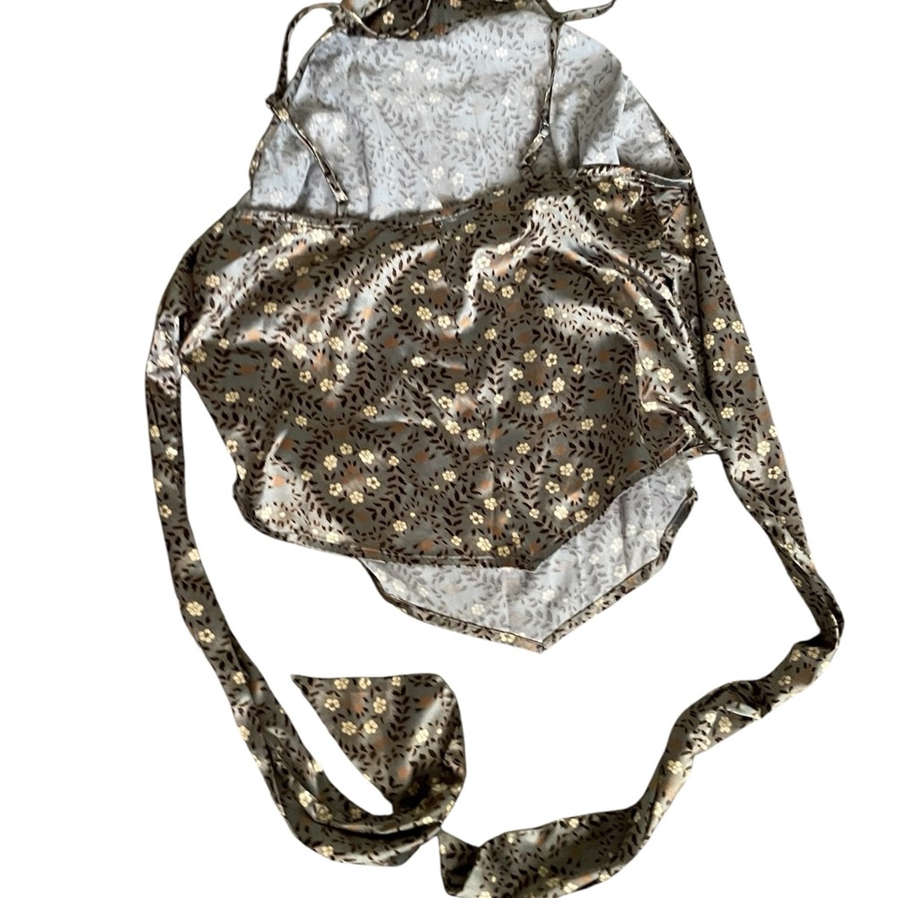 Free People Silk Tie Back Top - Picture 2 of 6